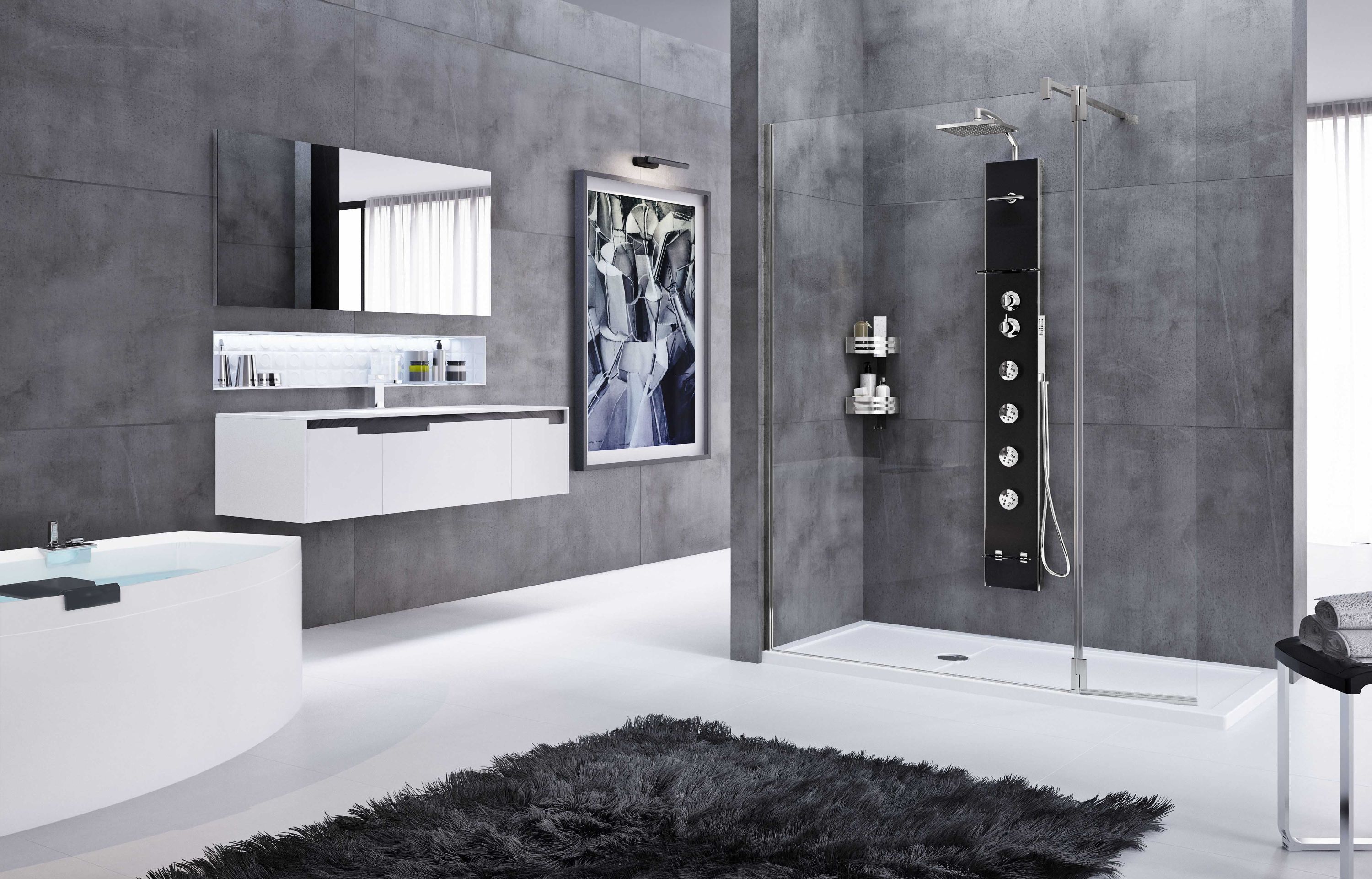 Sprchové sloupy - cascata2box