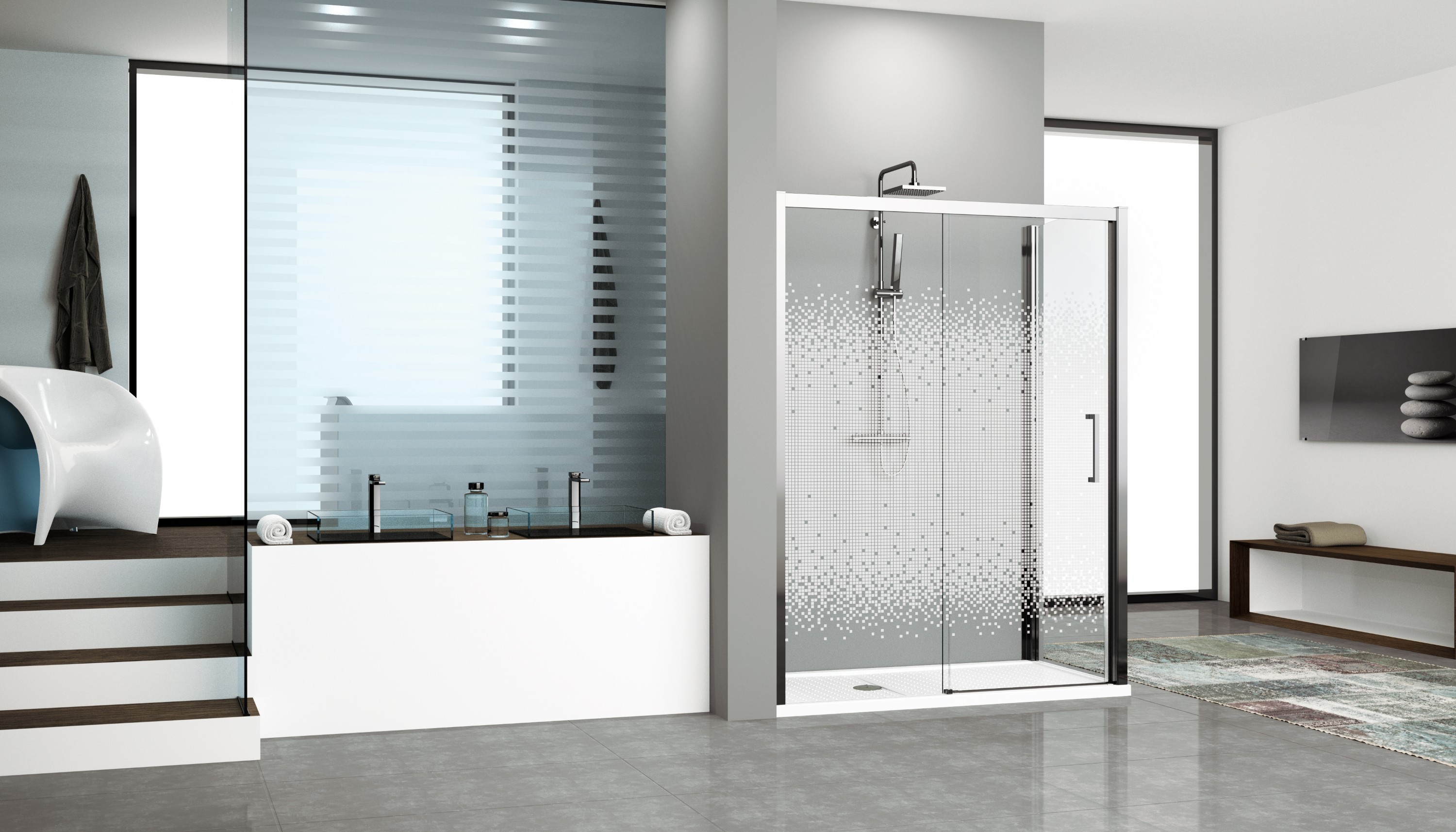 Shower enclosures - kuadra2pf