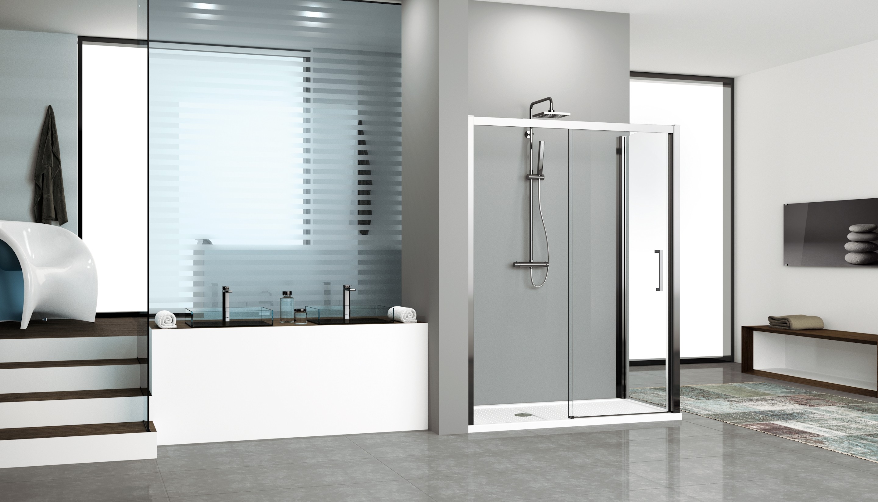 Shower enclosures - kuadra2pf