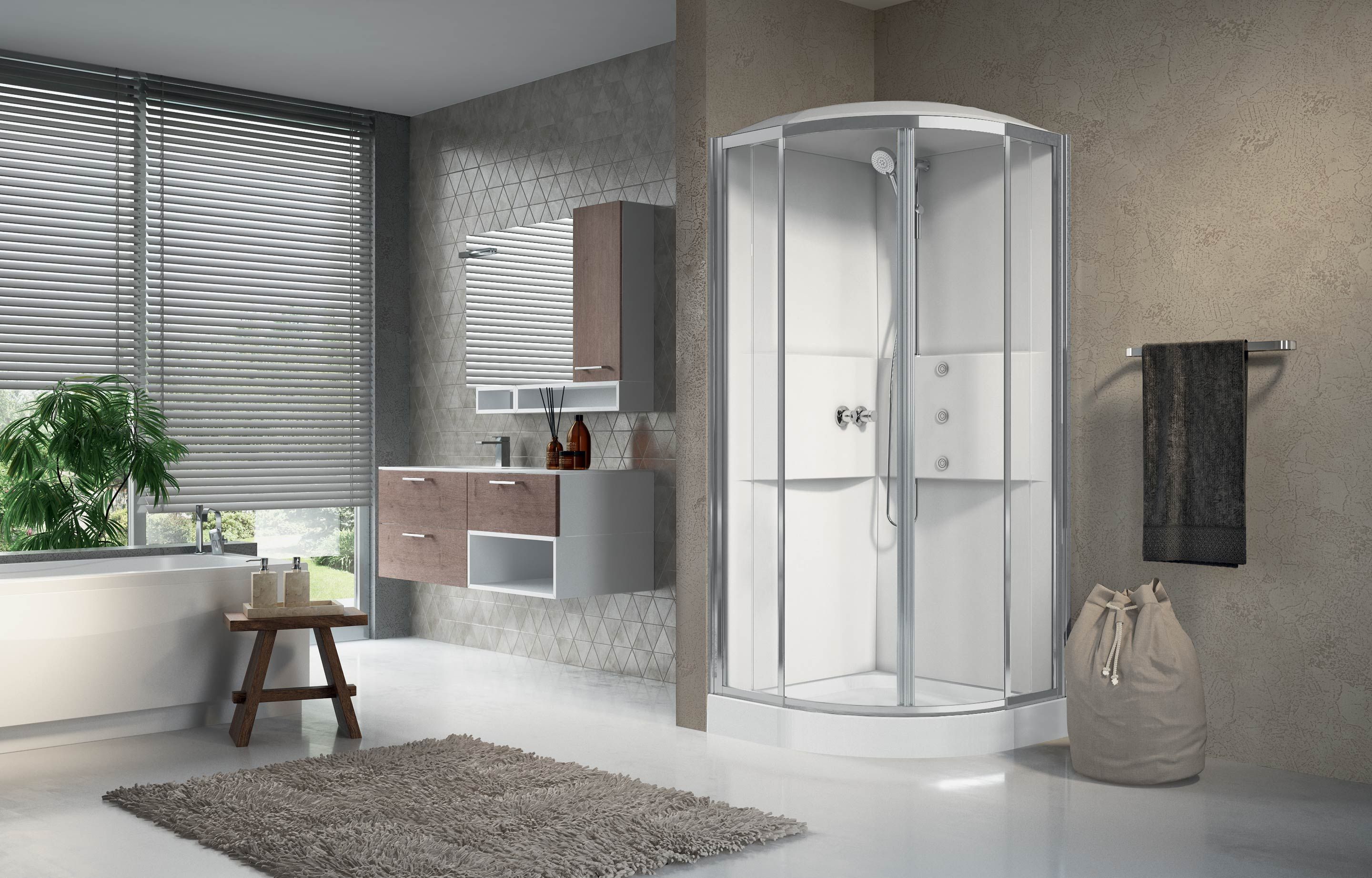 Shower cubicles - Media 2.0 R90