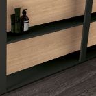 Frame nero + Rovere Miele