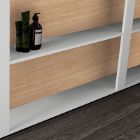 Frame Bianco + Rovere Miele